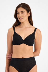 Berlei YWLF Barely There Lace Contour Bra Black